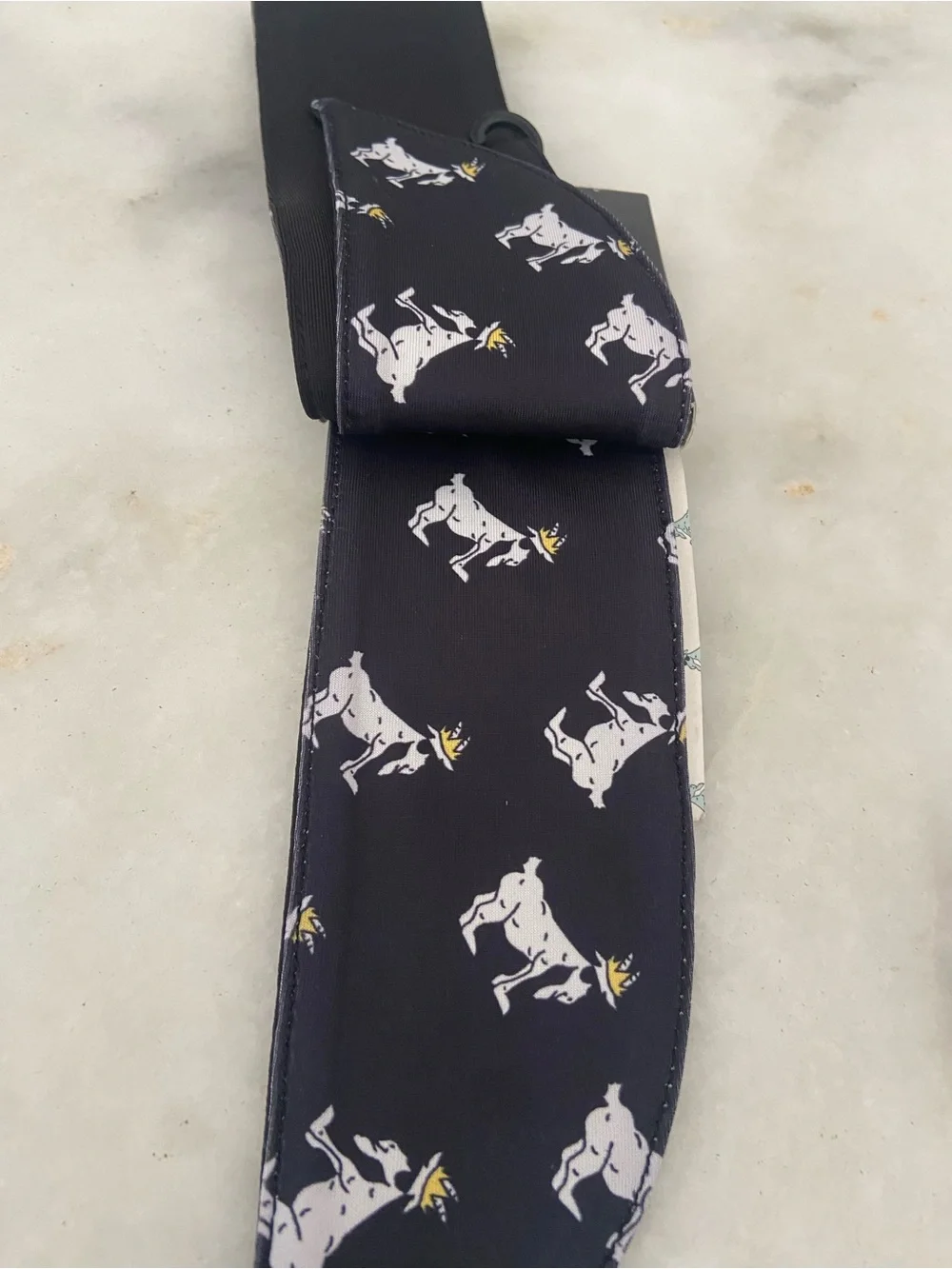 Goat USA logo Black Head Tie headband